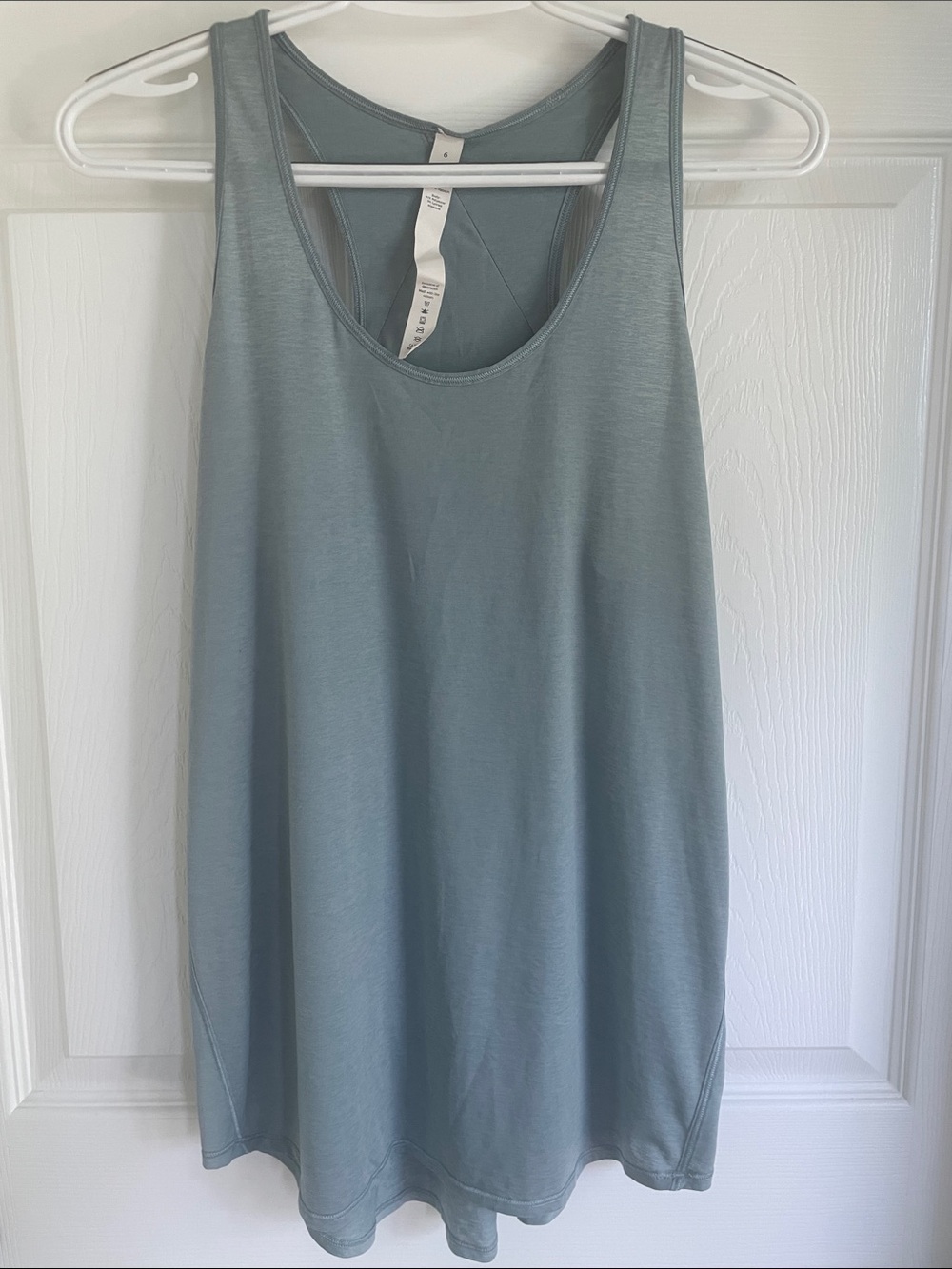 lululemon athletica Dusty Blue Racerback Tank